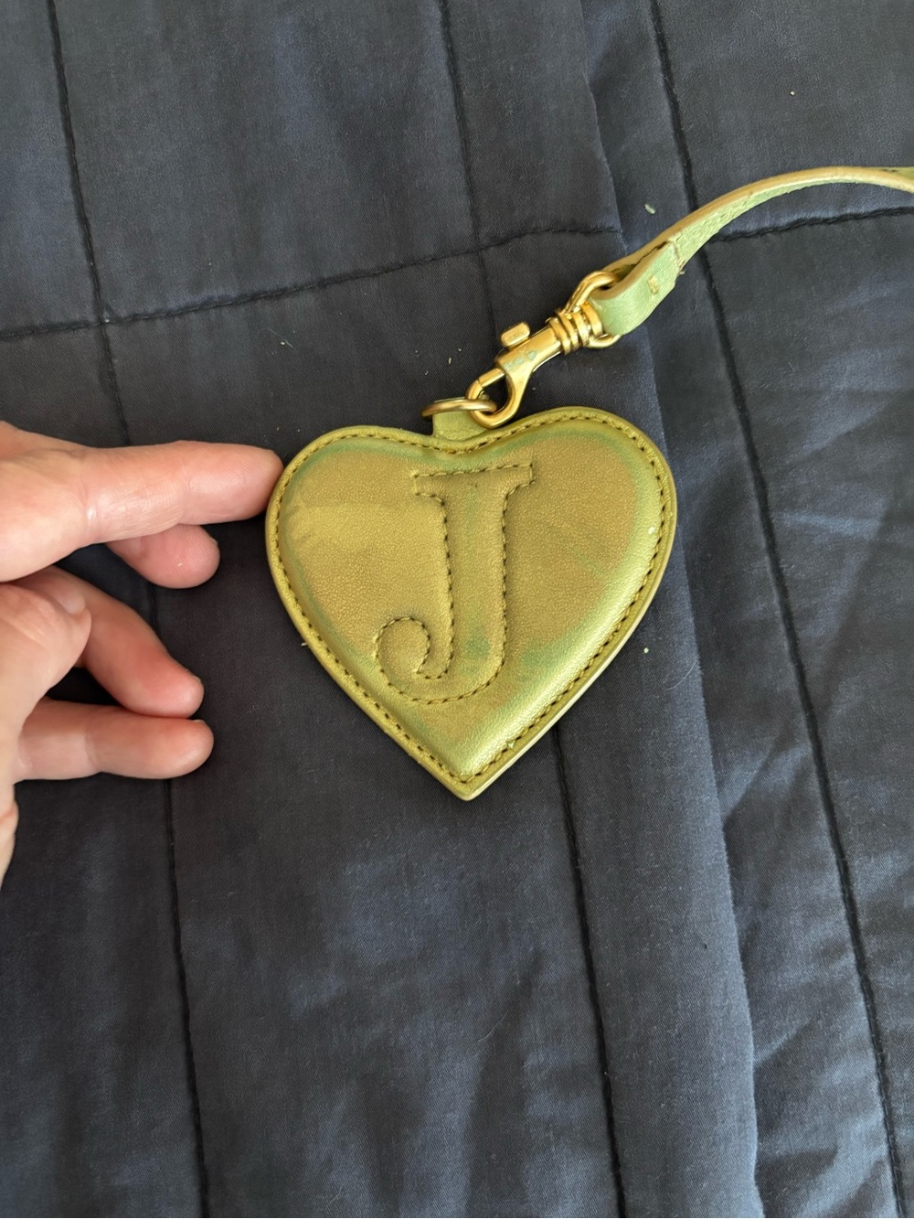 Circa 2007 Juicy Couture Rabbit Fur Blush Pink Crossbody with Gold Chain - Picture 12 of 16